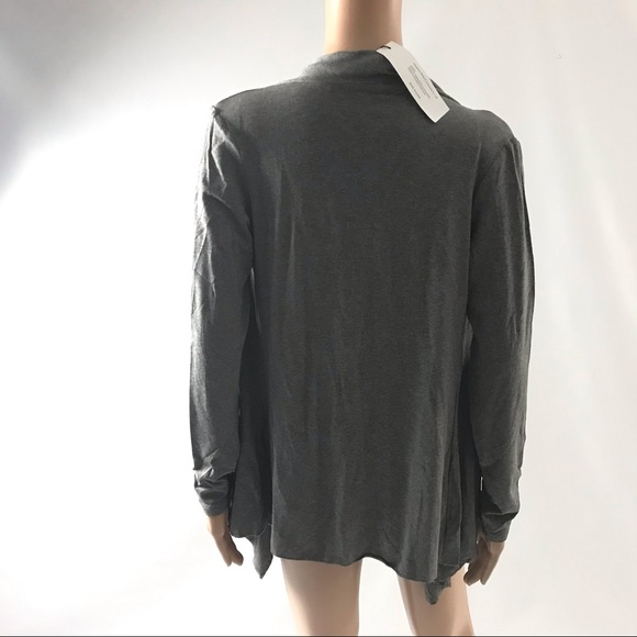 Urban CoCo Women's Drape Open Front Cardigan - Picture 4 of 7